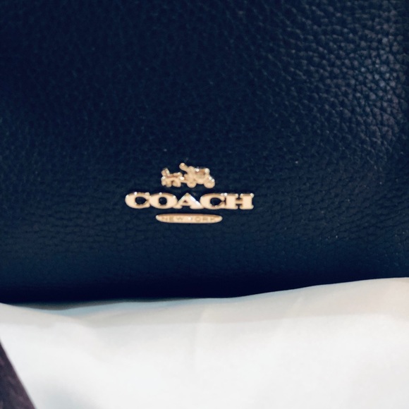 COACH OXBLOOD SOFT PEBBLED LEATHER TOTE - Picture 7 of 9